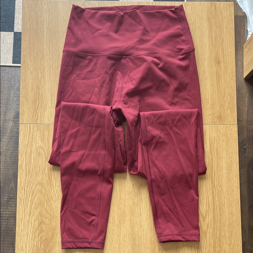Born Primitive Women's Burgundy High-Waist Leggings
